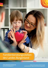 Folder Familienberatungsstellen des Landes Burgenland