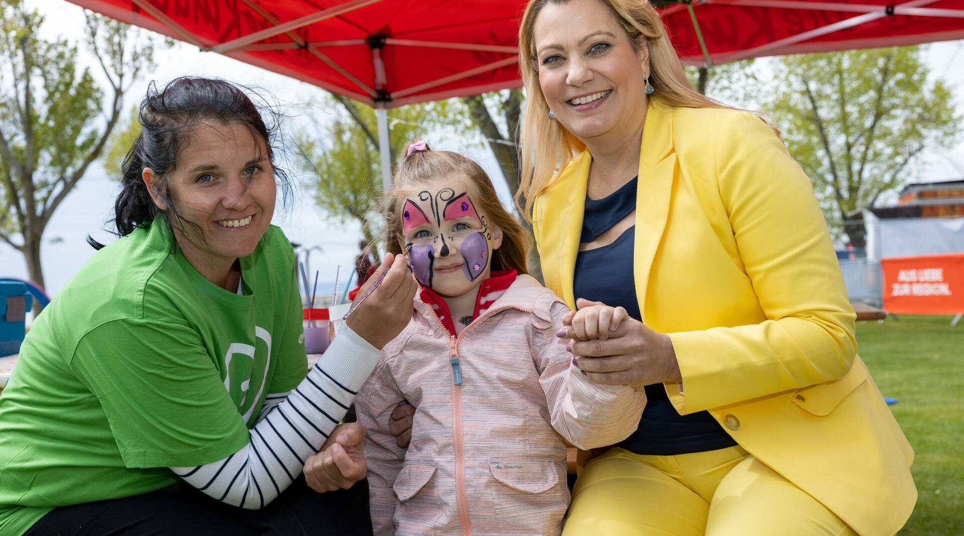 Landsrätin Winkler am Familienfest in Neusiedl