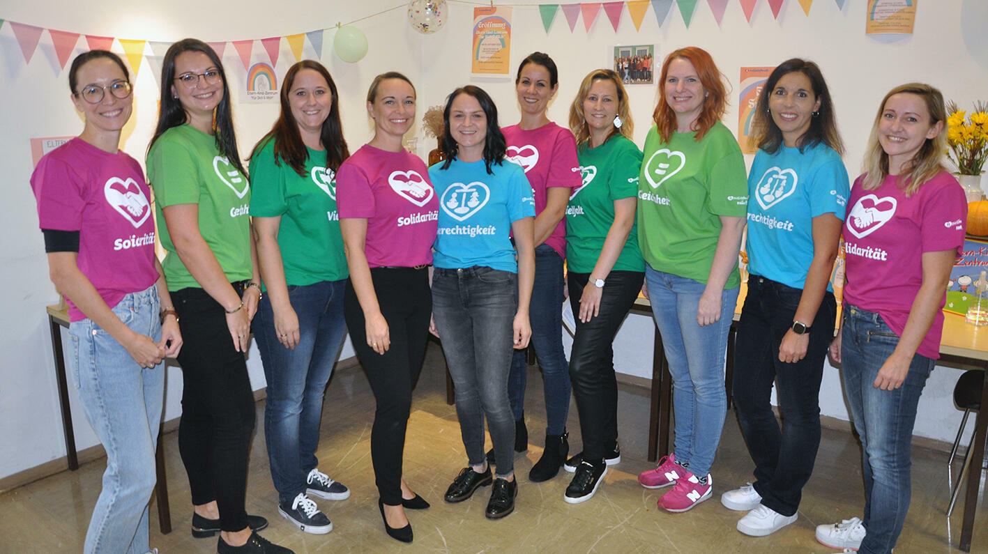 Team des EKIZ Großpetersdorf